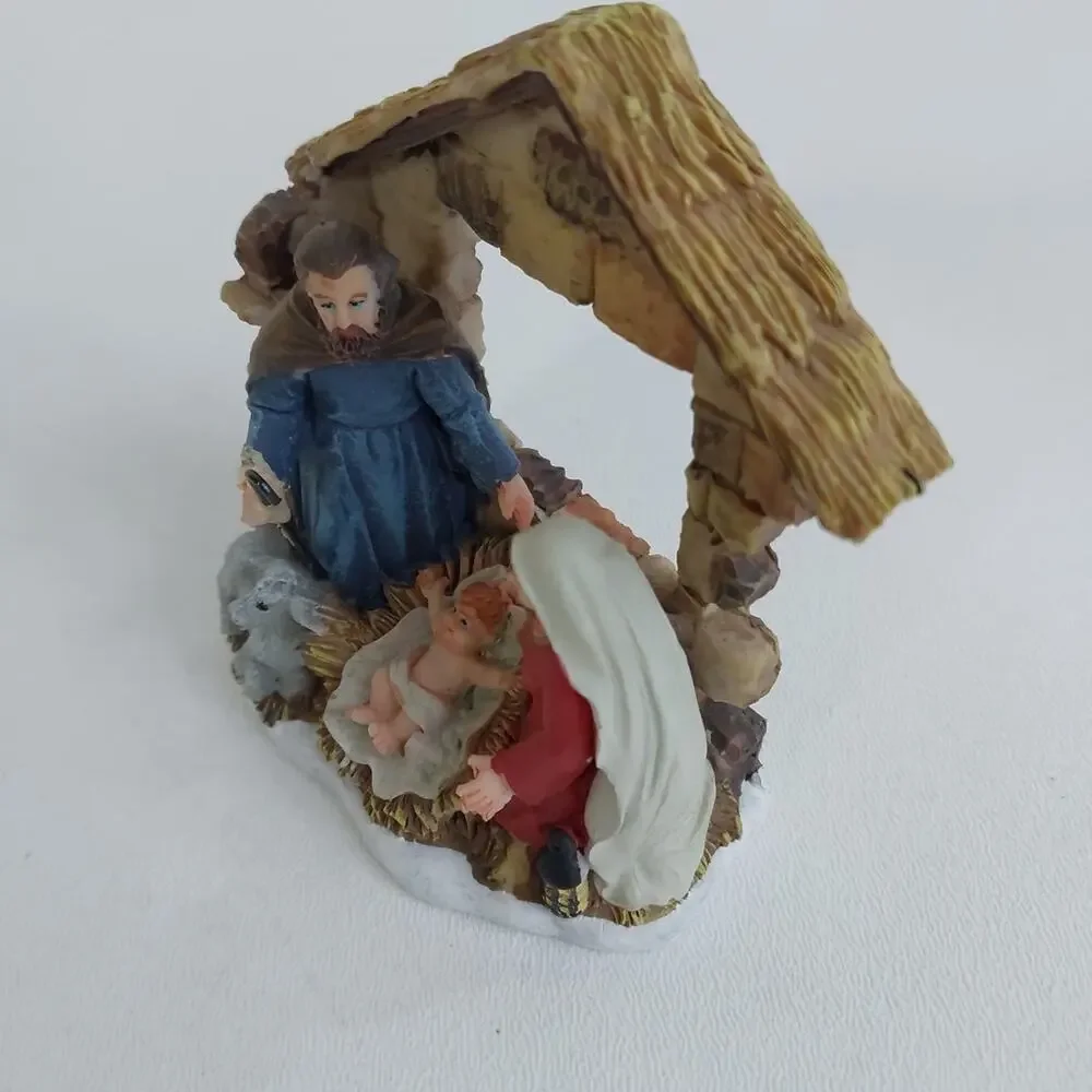 Christmas Village Holiday Nativity Scene Accessory Figurine 3.5